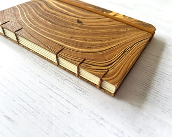 A6 address book in marbled paper
