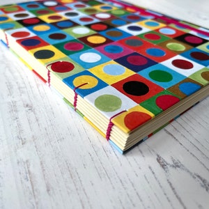 A5 Weekly Planner, Customisable Coptic Diary