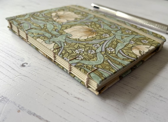 A6 address book in fabric cover