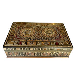 Rectangular Mosaic Inlay Box