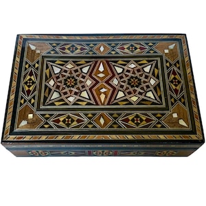 Rectangular Mosaic Inlay Box