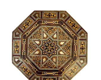 Handcrafted Hexagon Inlay Box