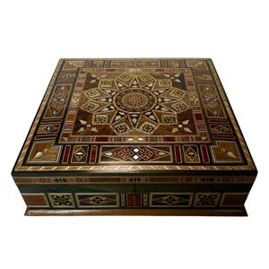 Square Mosaic Inlay Box