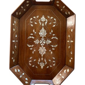 Pearl Blossom Octagon Tray