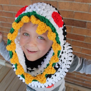 Sandworm Chunky Crochet Over the Head Cowl Scarf - One Size Fits Most by Julian Bean