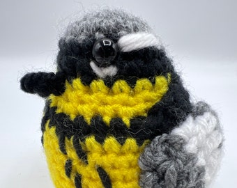 Magnolia Warbler Crochet Bird Amigurumi by Julian Bean