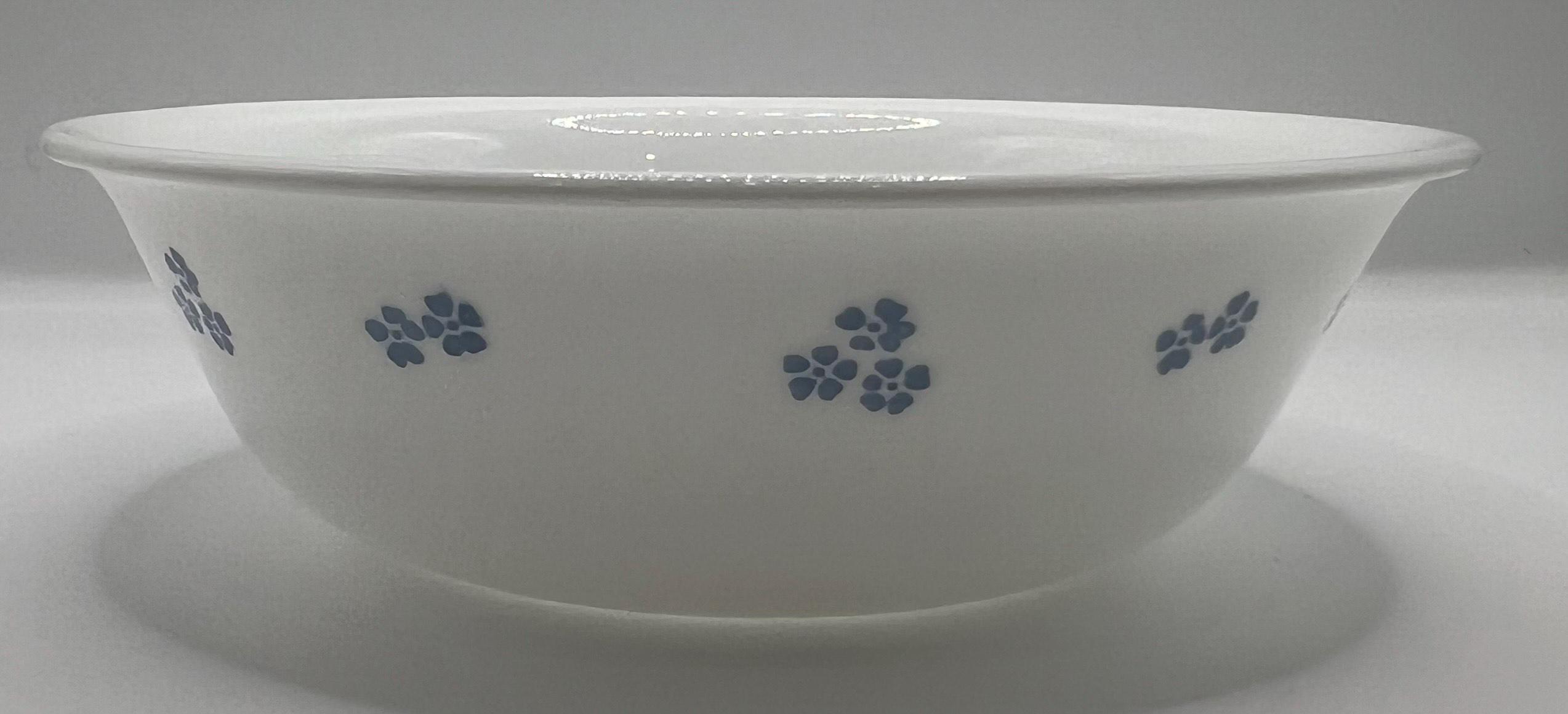 Vintage Corelle Blue Crazy Daisy 6.25" Cereal Bowl – Spring Blossom Pattern – Made in USA
