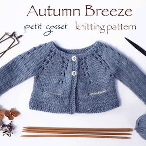 PDF Knitting Pattern, Sweater Knitting Tutorial, DIY, Waldorf Doll Clothing Pattern, 2 Styles