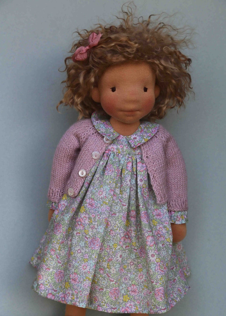 Darleen Dress , Doll Clothing, PDF Sewing Pattern, Dress Sewing Tutorial, DIY, Waldorf Doll Clothing Pattern image 3