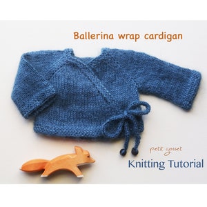 Hug me Spring, PDF Knitting Pattern, Sweater Knitting Tutorial, DIY, Waldorf Doll Clothing Pattern,