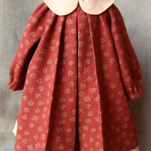 Sewing Pattern and Tutorial for Peter Pan Collar Dress for 14 and 18/20 Doll image 5