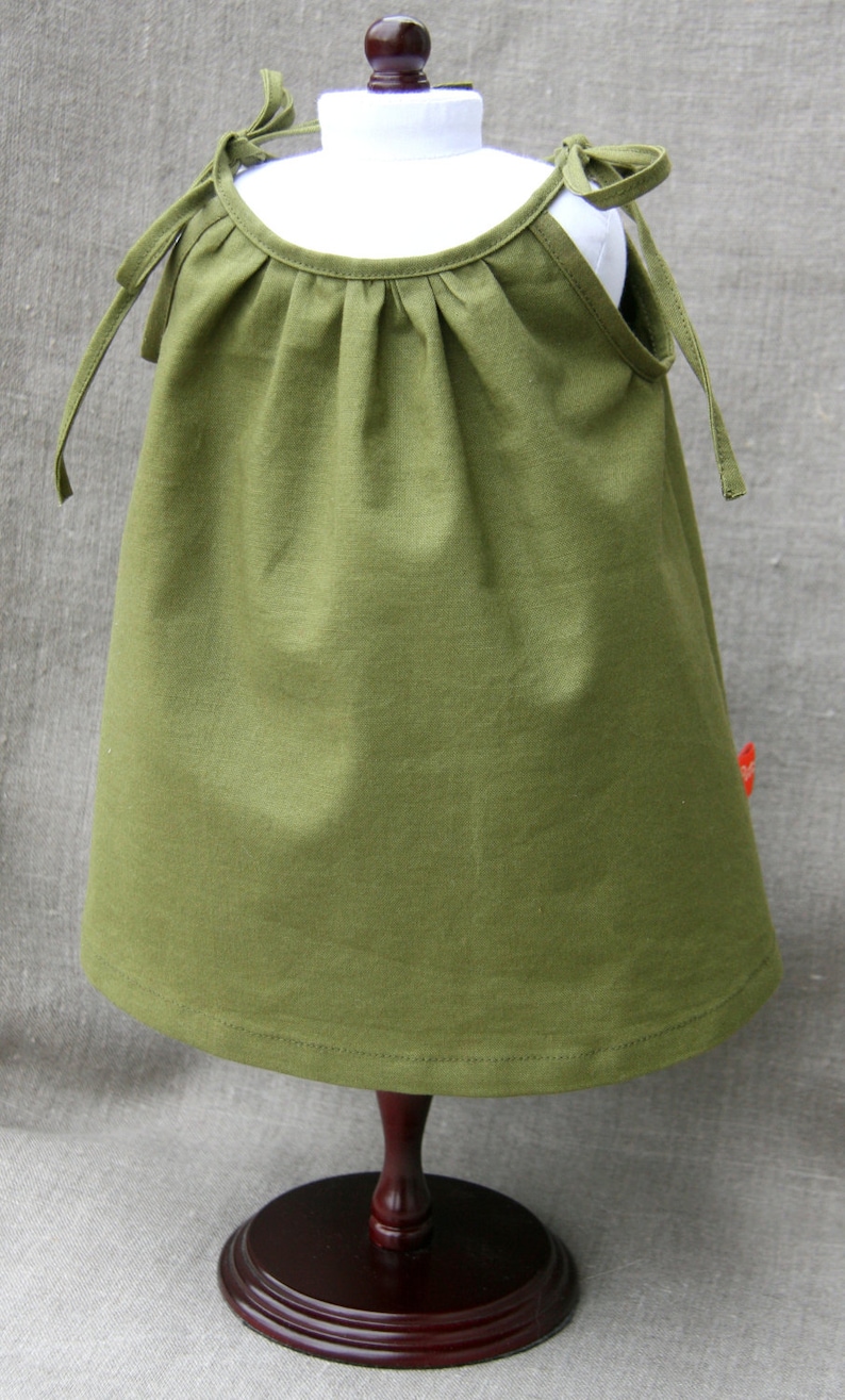 Sewing Pattern and Tutorial for Peter Pan Collar Dress for 14 and 18/20 Doll image 3