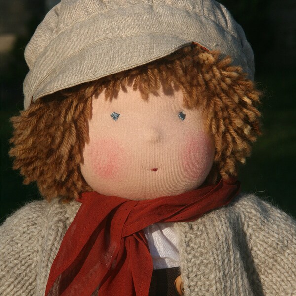 Organic Waldorf Doll 20 inch - Pierre - RESERVED for Anna