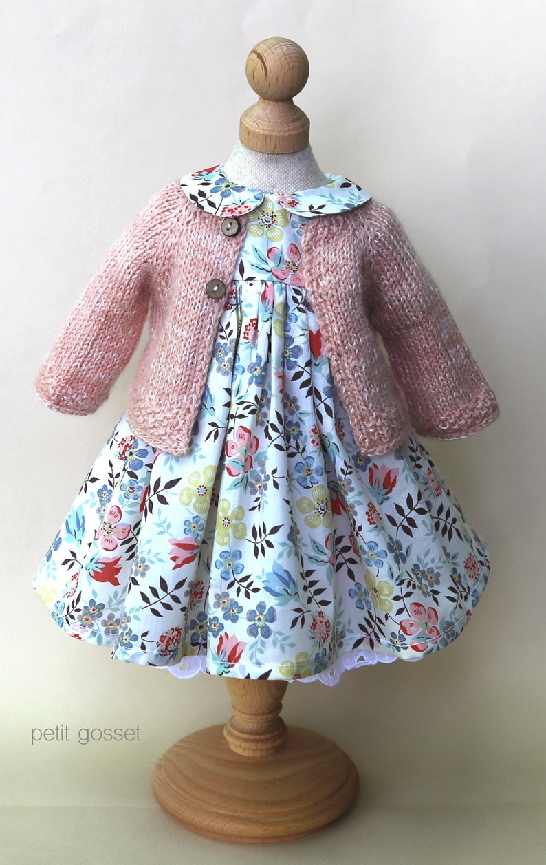 Darleen Dress , Doll Clothing, PDF Sewing Pattern, Dress Sewing Tutorial, DIY, Waldorf Doll Clothing Pattern image 4