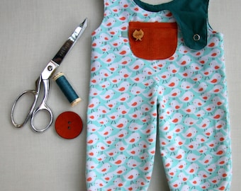 Doll Overalls - PDF Sewing Pattern and Tutorial by Petit Gosset - 18-20"