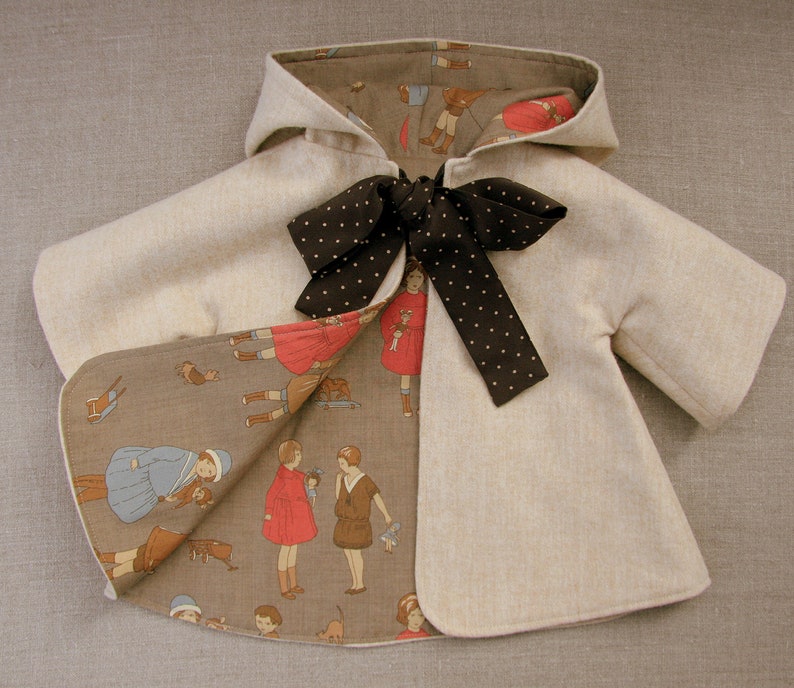 Sewing Pattern and Tutorial for Hooded Coat for 18-20 | Etsy