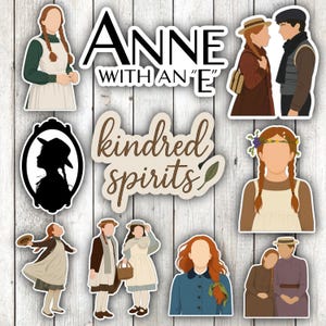 Anne with an &quot;E&quot; Sticker Pack: Green Gables Waterproof Vinyl Decals
