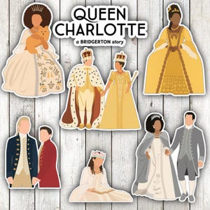 Queen Charlotte | Bridgerton Spin-Off Inspired Waterproof Stickers