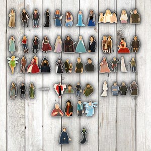 Once Upon a Time Inspired Waterproof Sticker Pack | Storybrooke TV Show Stickers | Choose Your Favourites!