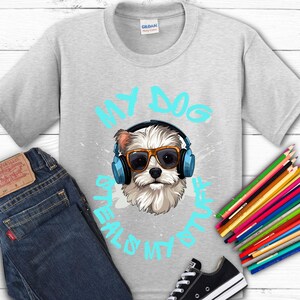 Kids Dog Lover Tee - Cute Casual T-Shirt for Pet Lovers, Birthday Gift, Gift for Kids, Animal Lovers Apparel, Everyday Wear