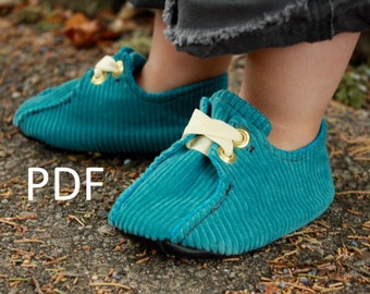 Infant Lace-Ups: PDF Sewing Pattern and  Complete Tutorial