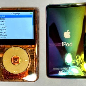 Bluetooth 改造 Apple iPod Classic 5.5th アトミック メロウオレンジ 2TB Wolfson DAC 3000 バッテリー