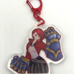 Vi Double-Sided Acrylic Charm