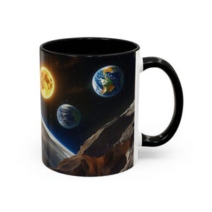 Cosmic Space Adventure Kaffeetasse - Galaxy Design, Astronaut Geschenk, Astrophysics Liebhaber, Einzigartiges Küchen Dekor, Sci-Fi Themed