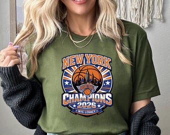 NYC Basketball Champions Shirt, New York Hoops Victory Tee, Retro City Basketball Fan Shirt, Champions 2026 Tee