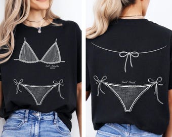 Bikinis and Martinis Shirt, Coastal Bride Crewneck, Last Splash Bachelorette Tee, Beach Bach Party Outfit, Cute Bridesmaid Shirt