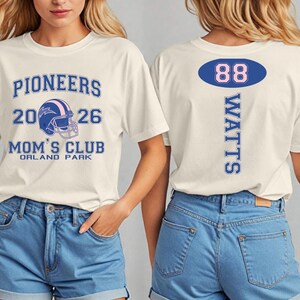 Custom Football Shirt, Personalized Name Jersey Tee, Sport Mom Athlete Shirt, Mothers Day Gift,Game Day Mama Football Club,Game Day Football