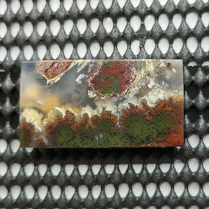 Scenic moss agate multycolour - flower agate stone, stone for pendant - moss agate Trenggalek java