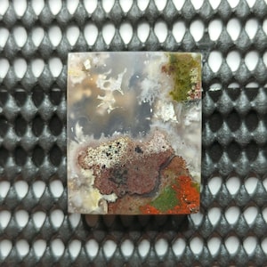 Scenic moss agate multycolour - flower agate stone, stone for pendant - moss agate Trenggalek java