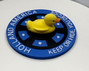 Holland America Cruise Duck Chips: 3D Printed Souvenir Tokens