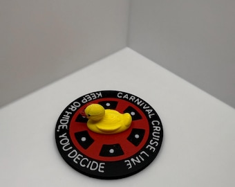 Carnival Cruise Duck Coin: Cruising Ducks Game Souvenir