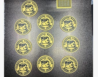 Carnival Cruise Duck Coins: Custom 3D Printed Cruising Ducks Collectible (Set of 15