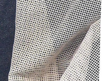 Silk gauze 60 count dollhouse doll petit point needlepoint ivory 13" x 13"