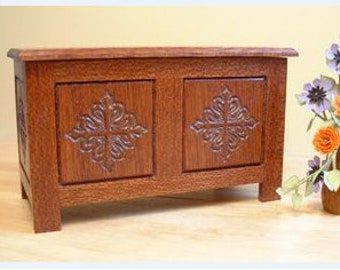 Dollhouse Miniature Tudor chest kit 1/12th scale