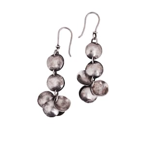 Sterling Silver Cymbal Earrings image 1