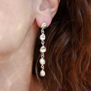Gaia Earrings | Drop Earrings | Silver Earrings | Modern Earrings