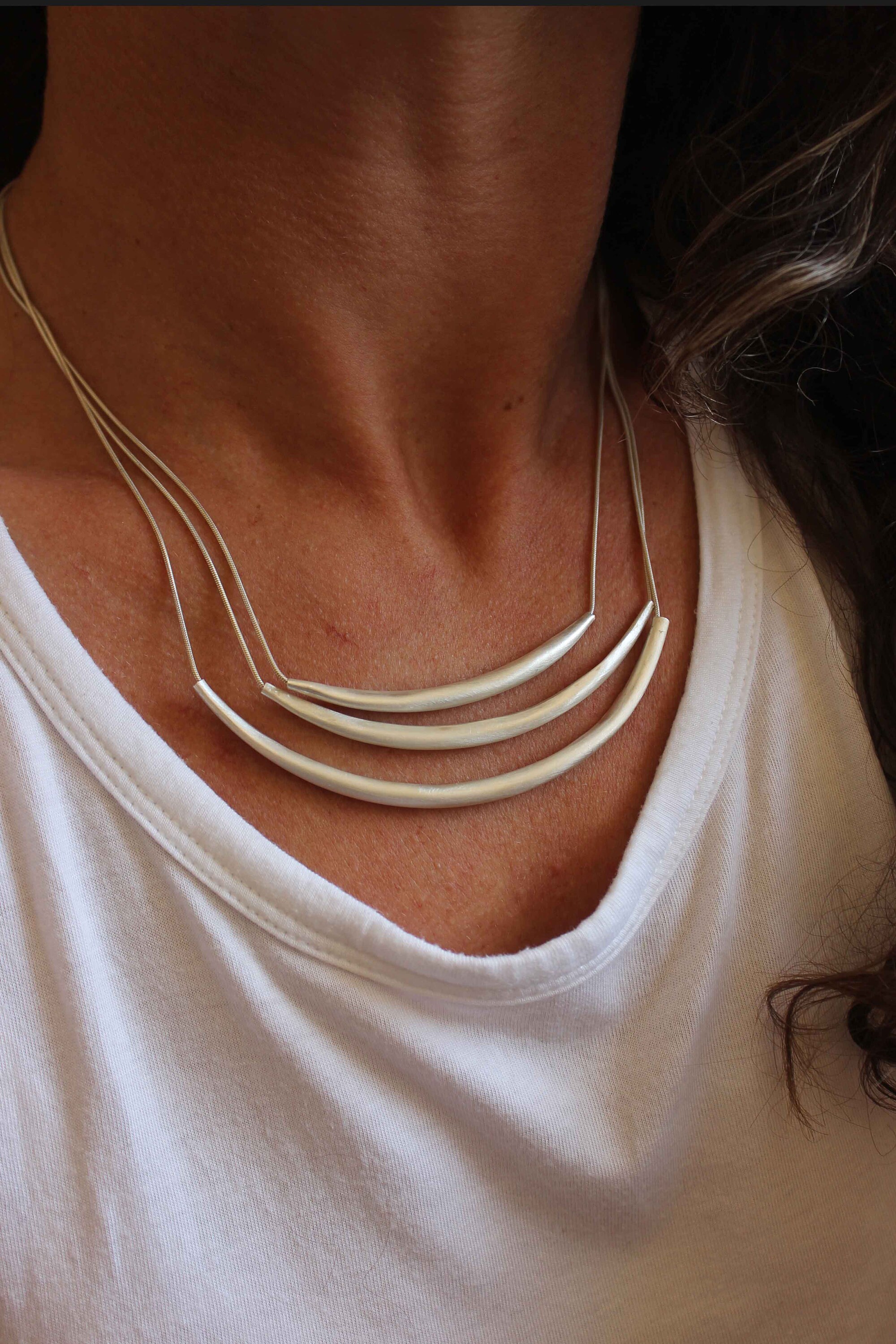 Three bar necklace | Layering necklace
