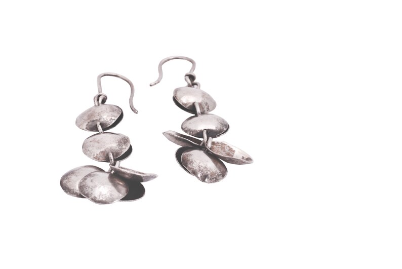 Sterling Silver Cymbal Earrings image 2