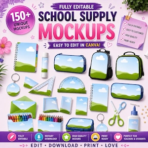 Set square school frame template
School bag mockup for Canva editing
Notebook editable frame for classroom
Craft sticks Canva template mockup
Pipe cleaner colorful frame design
Marker box drag and drop Canva mockup
Glue stick with editable design frame
Double crayon box Canva template mockup
Spiral notebook with photo frame
Editable pencil case mockup
Art brush frame for back to school
Folder & file mockup for school design
Chalk box editable Canva template
Highlighter marker school frame design