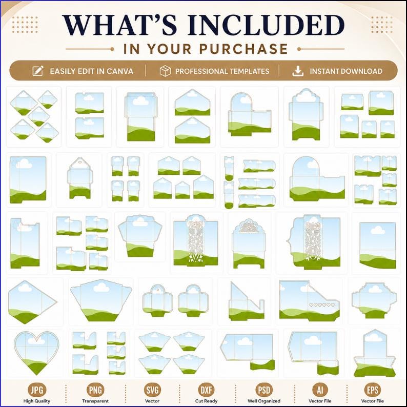 Envelope Template Bundle, Envelope Liner Templates, Money Envelope Template, Cash Envelope SVG, Canva Editable Envelope, Printable Envelope Design, DIY Stationery Template, Wedding Envelope Template, Cricut Envelope SVG, Custom Envelope Design, Envelope Cut Files, SVG DXF PNG PDF, Envelope Mockup Template.
Editable Envelope Liner Template: DIY Stationery Design Canva Digital Download Printable Liner, Wedding C5, C6, A7, Square
Customizable Envelope Liner Templates