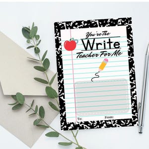Teacher Gift Card Holder | Back To School Gift Card Holder | Back to School Teacher Appreciation Card | First Day School Teacher Gift