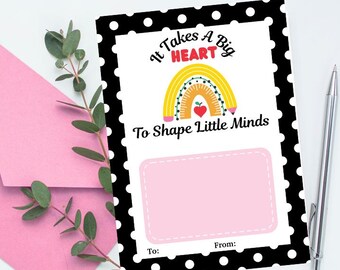 Teacher Gift Card Holder | Back To School Gift Card Holder | Back to School Teacher Appreciation Card | First Day School Teacher Gift