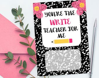 Teacher Gift Card Holder | Back To School Gift Card Holder | Back to School Teacher Appreciation Card | First Day School Teacher Gift