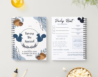 ADHD Planner: Productivity & Daily Routine Organizer (21 Printable PDF Pages)