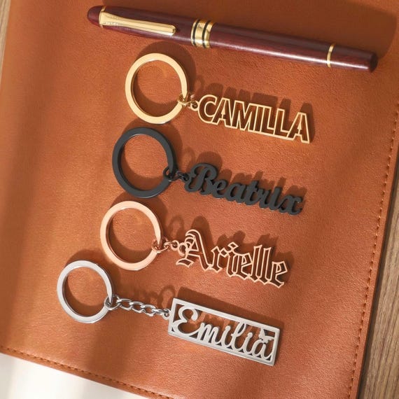 Keychain With Custom Writing
