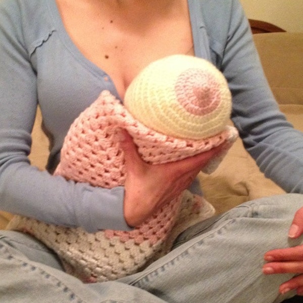 The Breast Beanie Ever- CROCHET PATTERN- boob beanie hat instant download